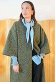 Norbury Japanese 3/4 Sleeve Duster Coat Khaki /15=